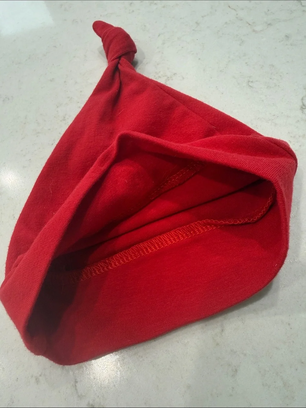 Baby hat lot-- Orange, Red, Cream, Blue, White